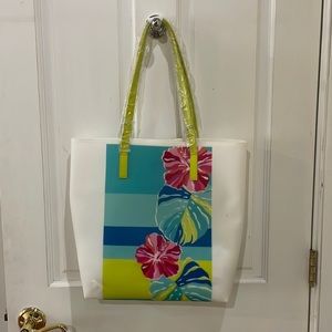 NWT Tommy Bahama beach bag. Polyvinyl material